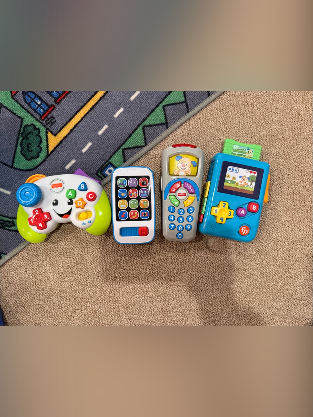 Fisher-Price Multi-Activity Learning Toys Set in Blue, Green, White, Yellow, Red